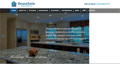 Desktop Screenshot of beauchainbuilders.com